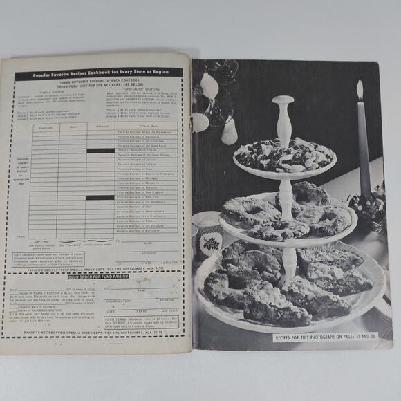 COOKIE COOKBOOK Over 500 Recipes VINTAGE 1965 Paperback 124 Pages - Picture 4 of 5